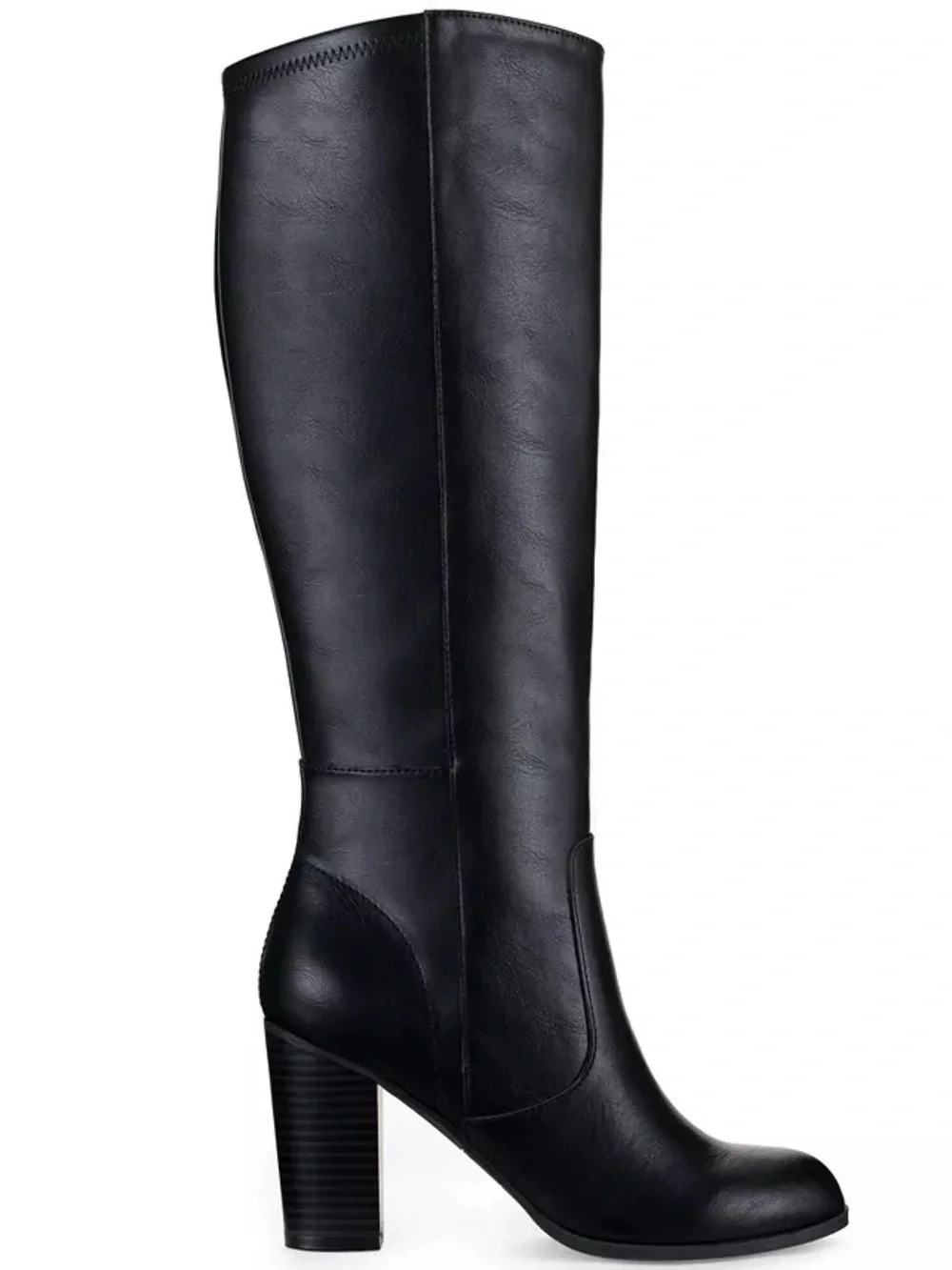 NWT Style & Co. Women’s Addy Knee High Wide Calf Dress Boots Black Smooth Sz 9.5